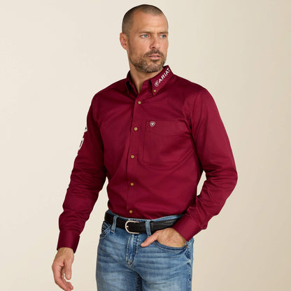 Ariat Outlet - Team Logo Twill Fitted Shirt