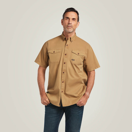 Ariat Sale - Rebar Washed Twill Work Shirt