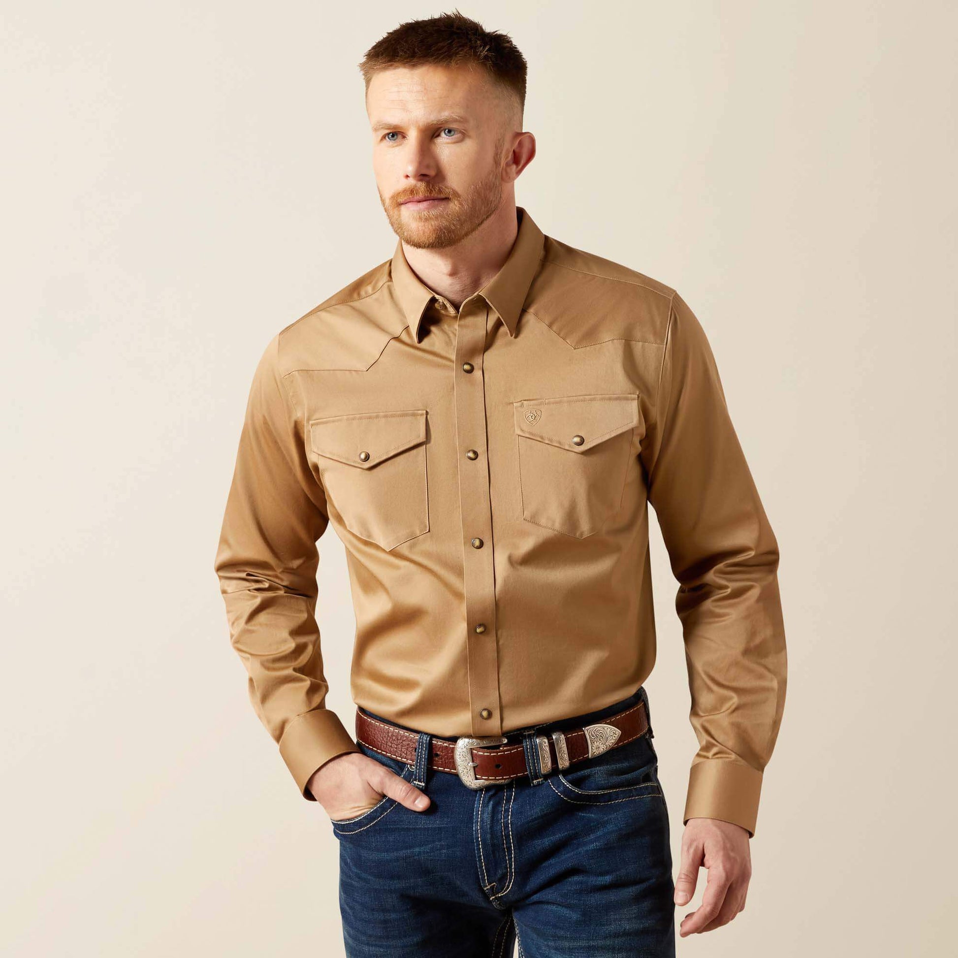 Ariat Sale - Solid Twill Fitted Shirt