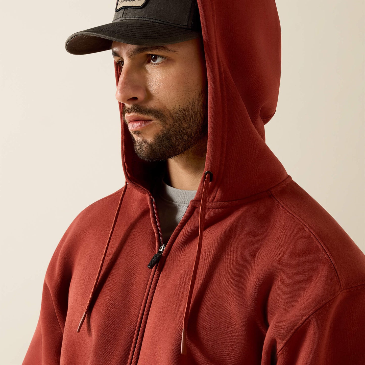 Ariat Website Store - Rebar Lightweight Label Full Zip Hoodie