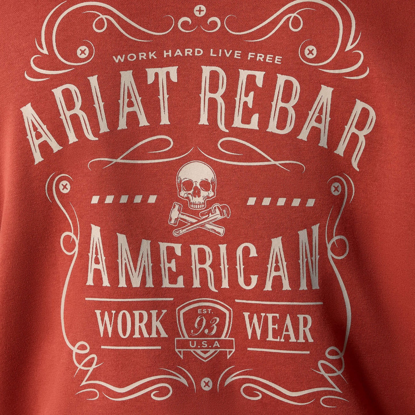 Ariat Website Store - Rebar Lightweight Label Full Zip Hoodie