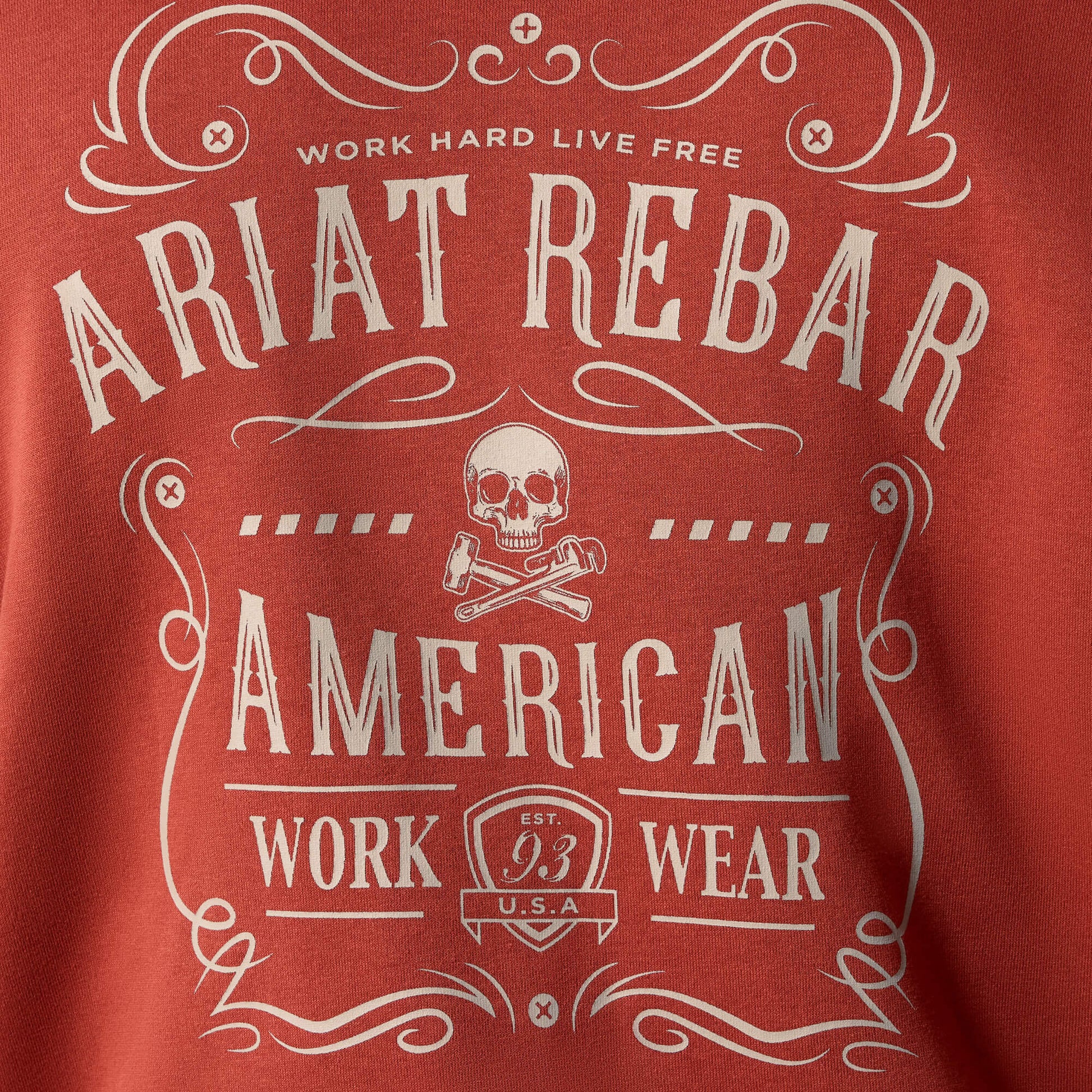 Ariat Website Store - Rebar Lightweight Label Full Zip Hoodie