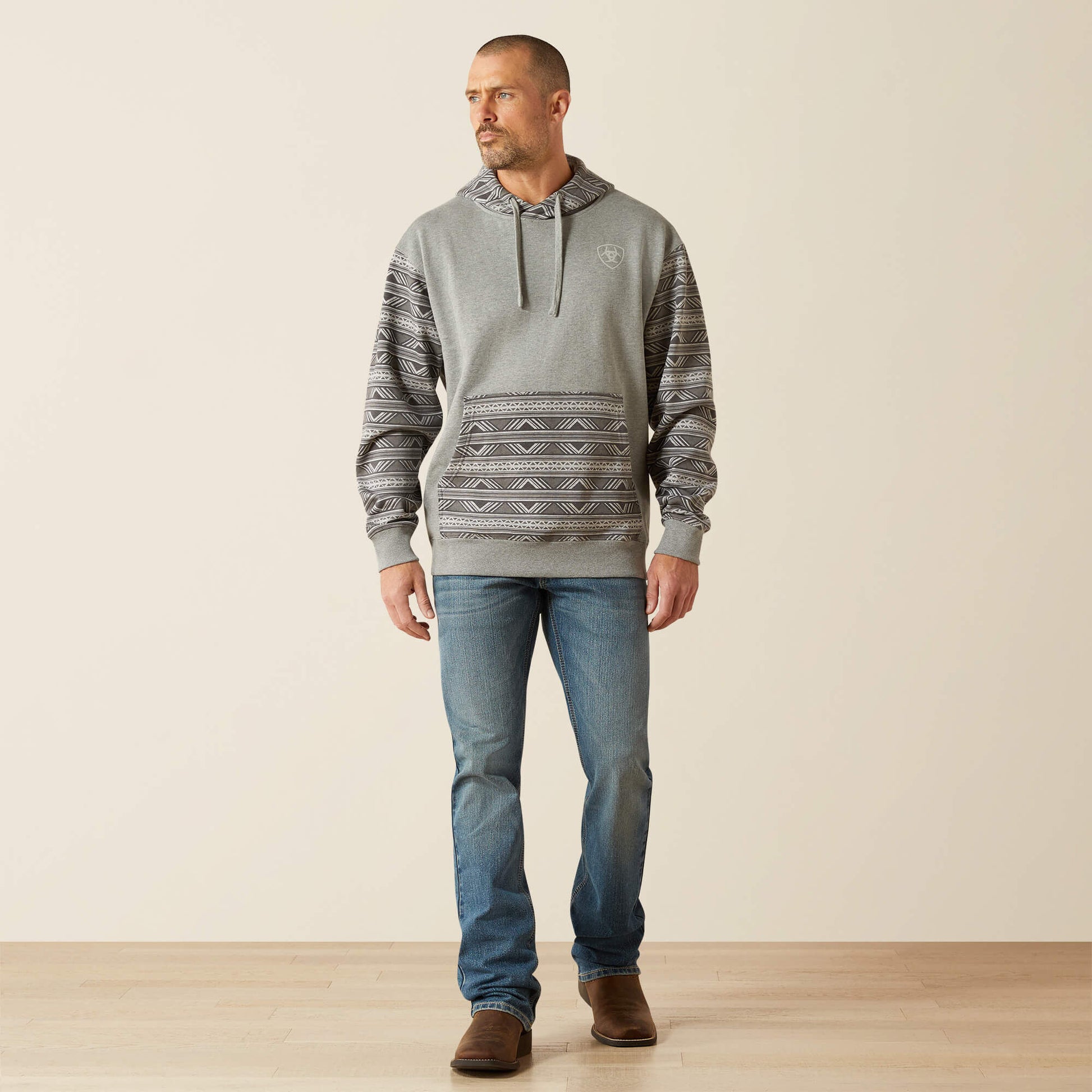 Ariat Website Store - Southwestern Color Block Hoodie