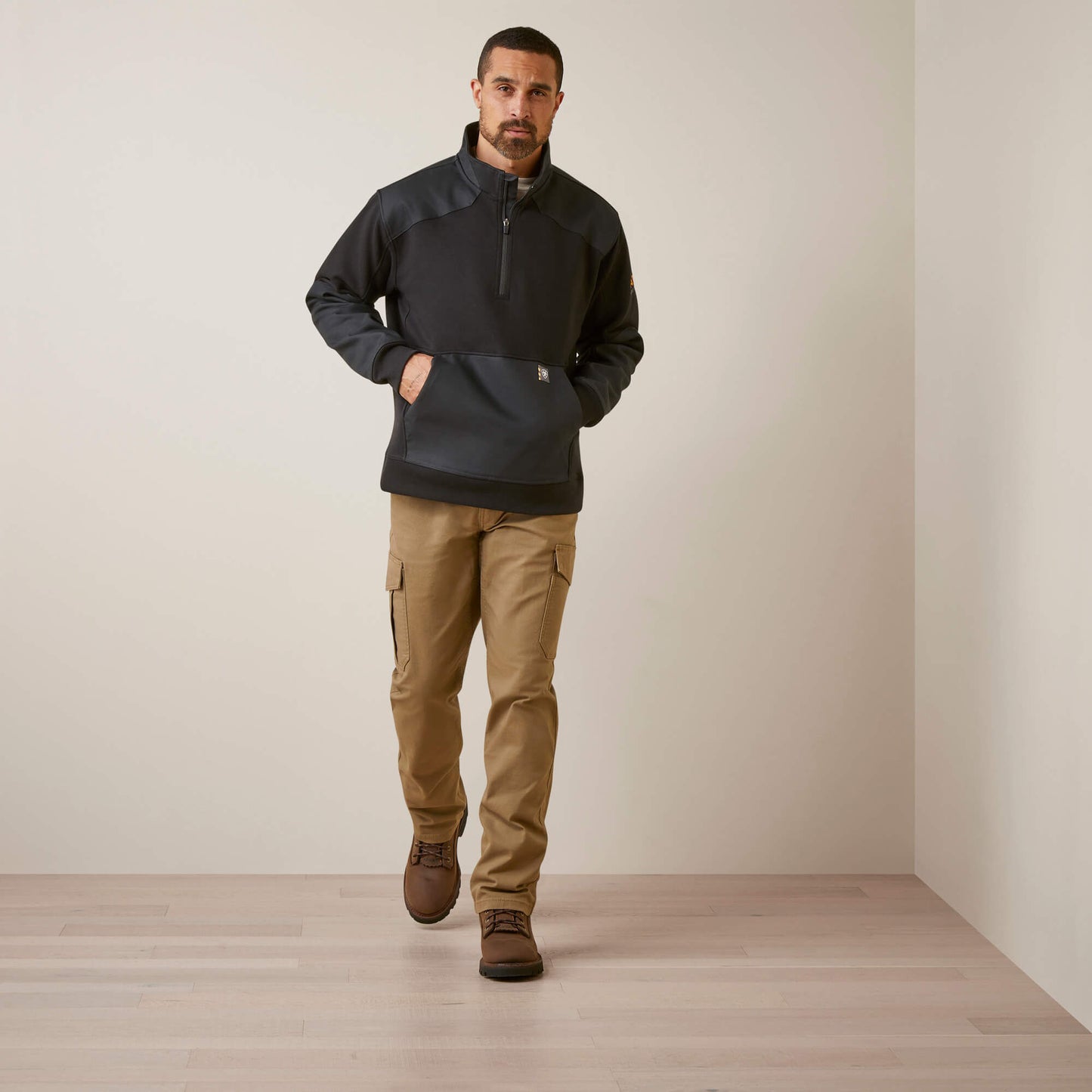 Ariat Outlet - Rebar Workman Duracanvas 1/4 Zip Sweatshirt