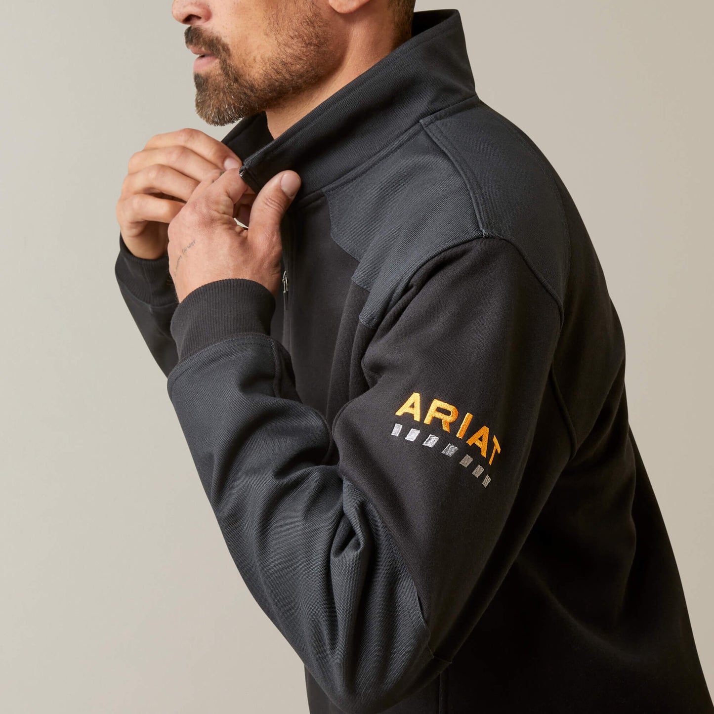 Ariat Outlet - Rebar Workman Duracanvas 1/4 Zip Sweatshirt