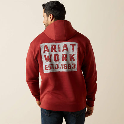 Ariat On Sale - Rebar Workman Brickyard Hoodie