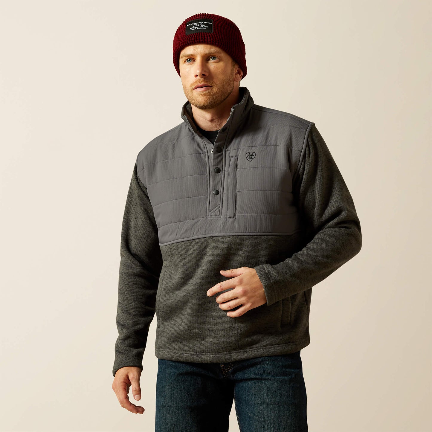 Ariat US - Caldwell Reinforced Snap Sweater