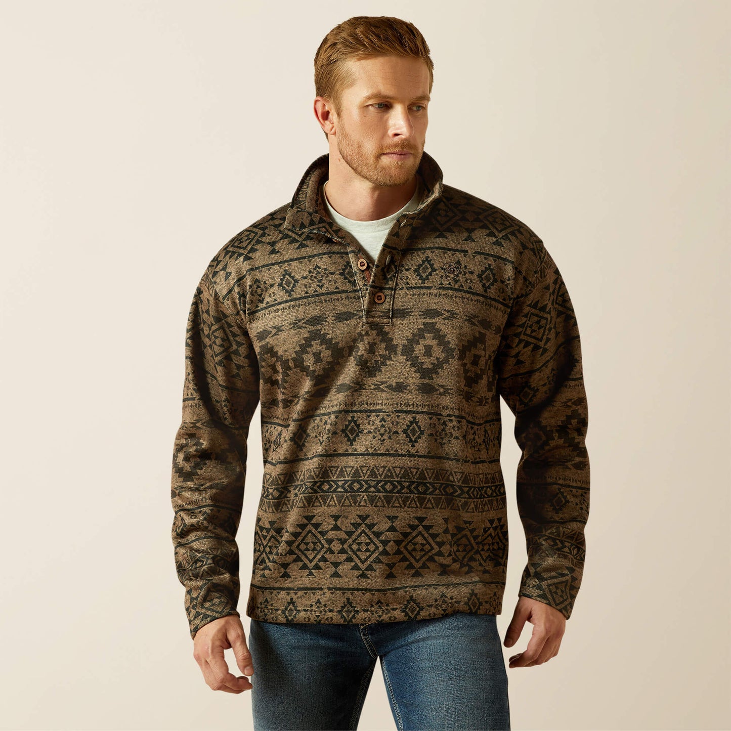 Ariat Online Shop - Caldwell 1/4 Button Sweater