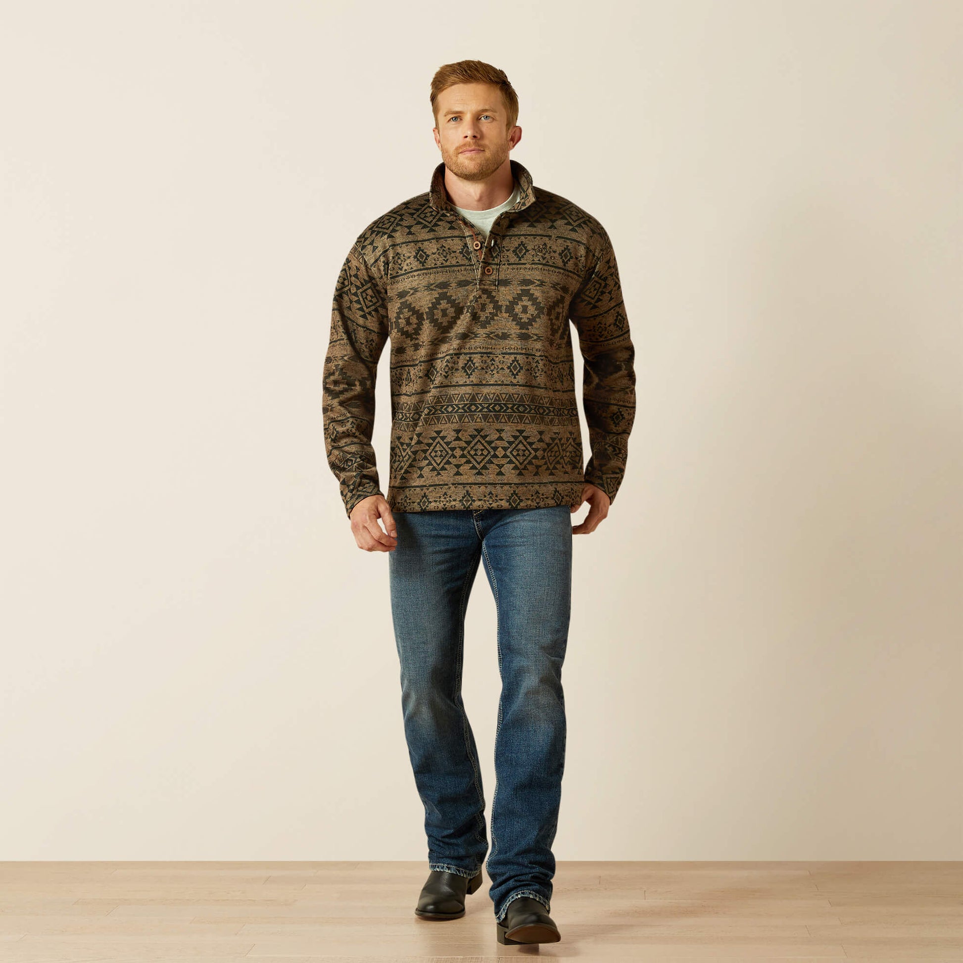 Ariat Online Shop - Caldwell 1/4 Button Sweater