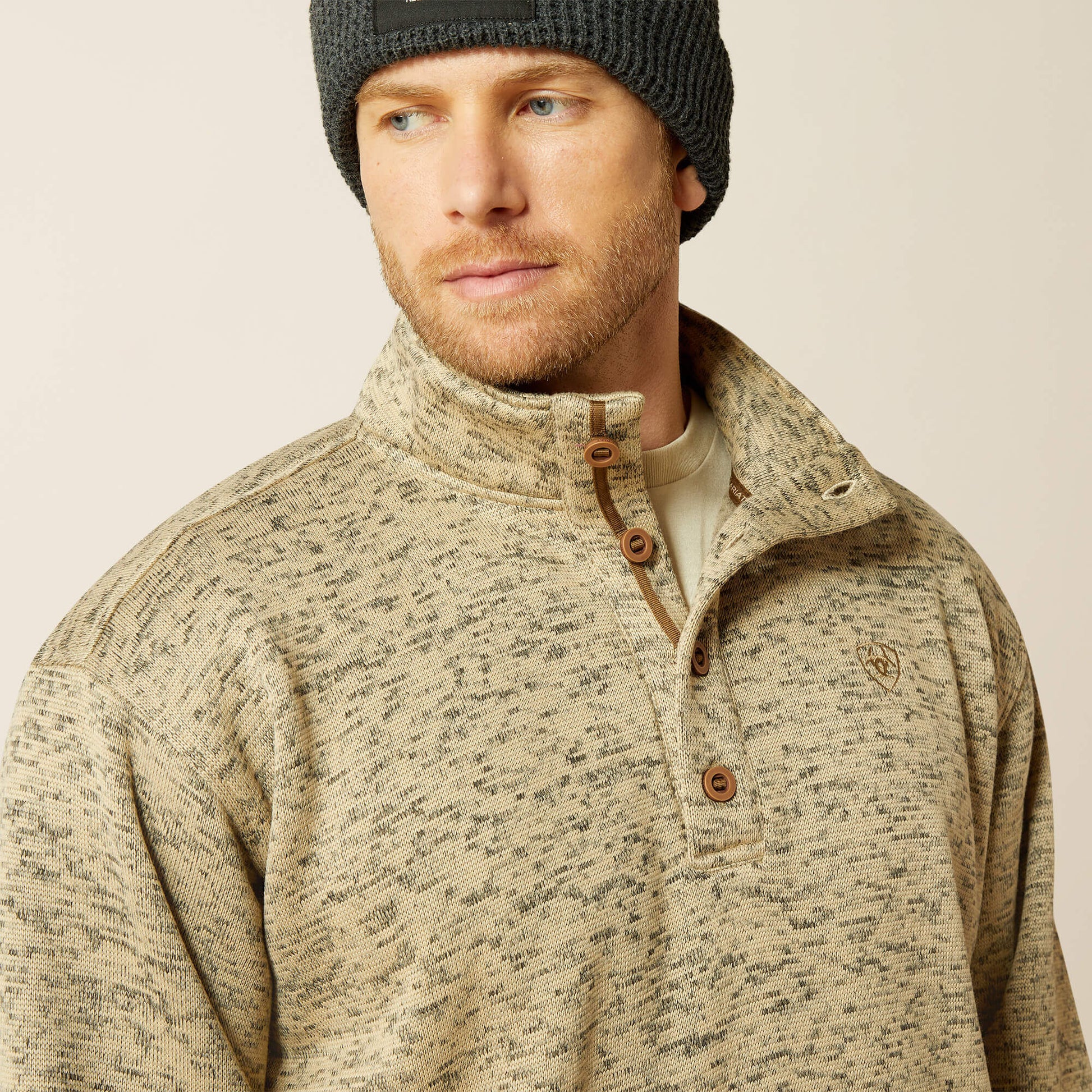 Ariat Website Store - Caldwell 1/4 Button Sweater