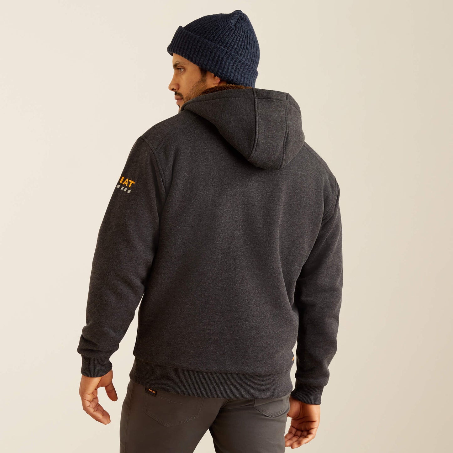 Ariat On Sale - Rebar All-Weather Sherpa-Lined Full Zip Hoodie