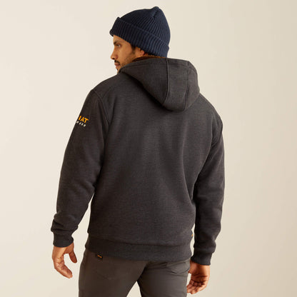 Ariat On Sale - Rebar All-Weather Sherpa-Lined Full Zip Hoodie