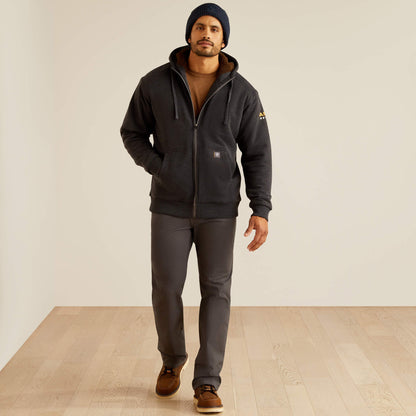 Ariat On Sale - Rebar All-Weather Sherpa-Lined Full Zip Hoodie