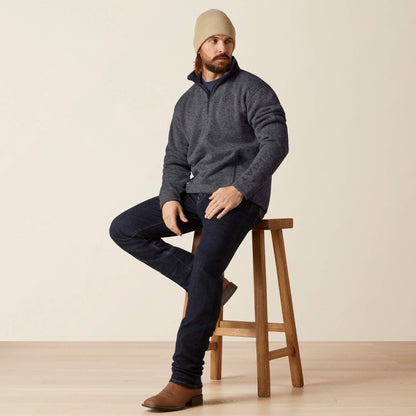 Ariat Sale - Caldwell Logo 1/4 Zip Sweater