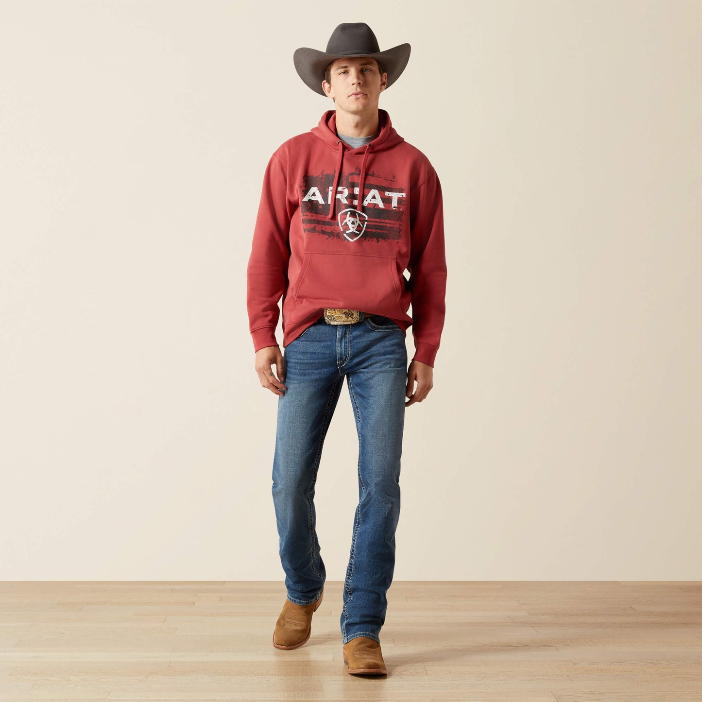 Ariat Online - Ariat Liquid Stamp Flag Hoodie