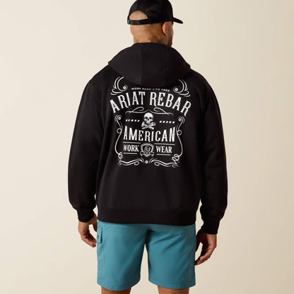 Ariat For Sale - Rebar Lightweight Label Full Zip Hoodie