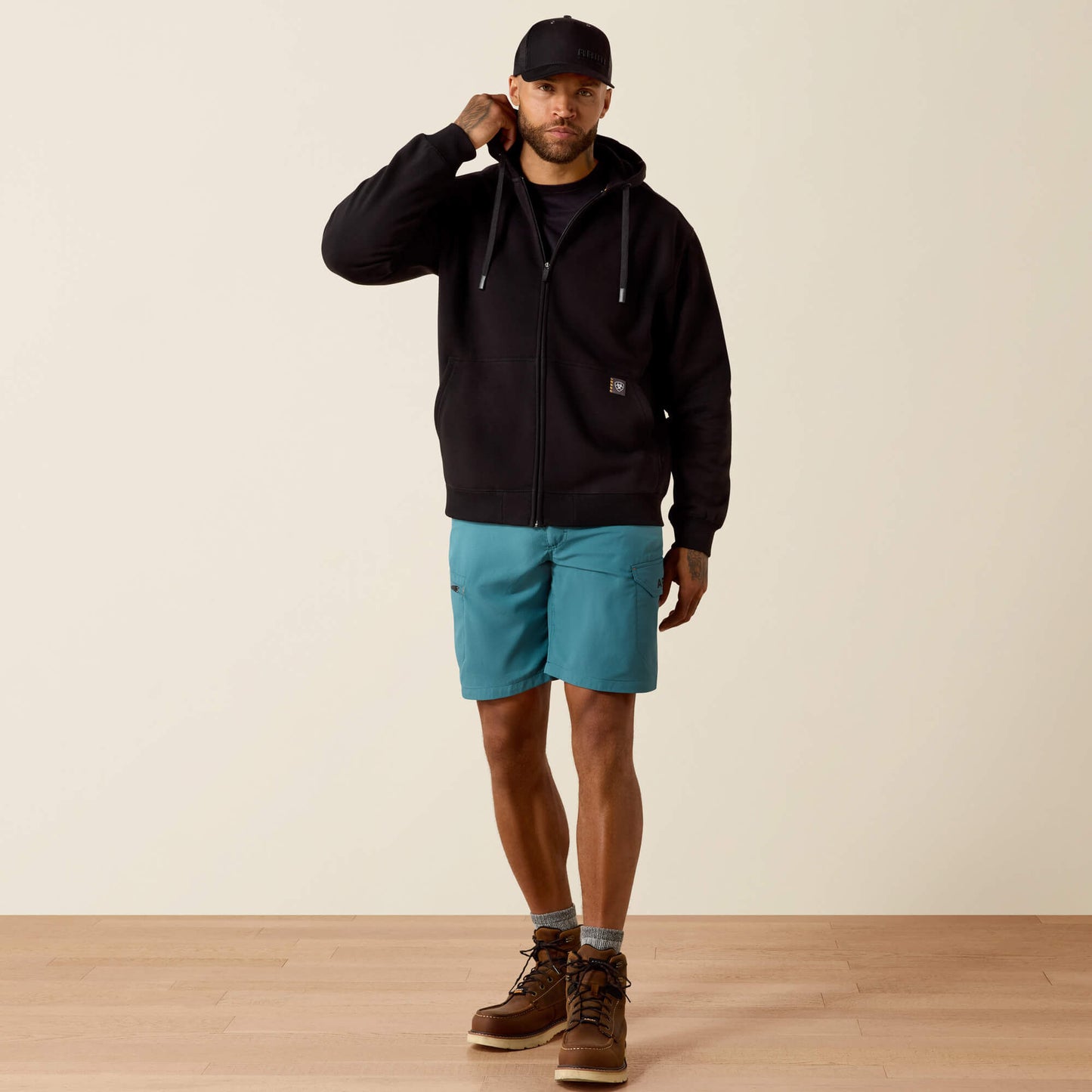 Ariat For Sale - Rebar Lightweight Label Full Zip Hoodie