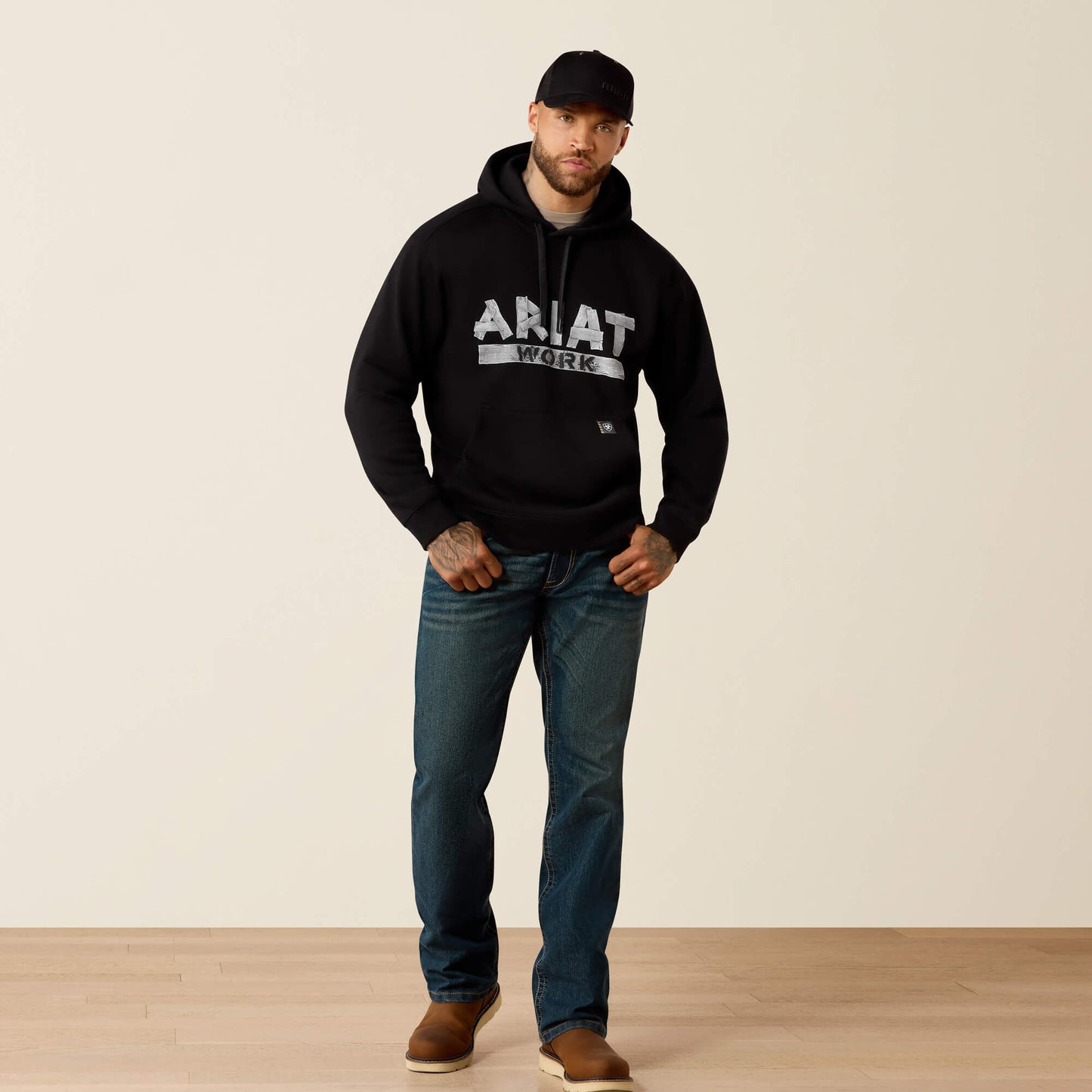 Ariat Online - Rebar Lightweight Duct Logo Hoodie