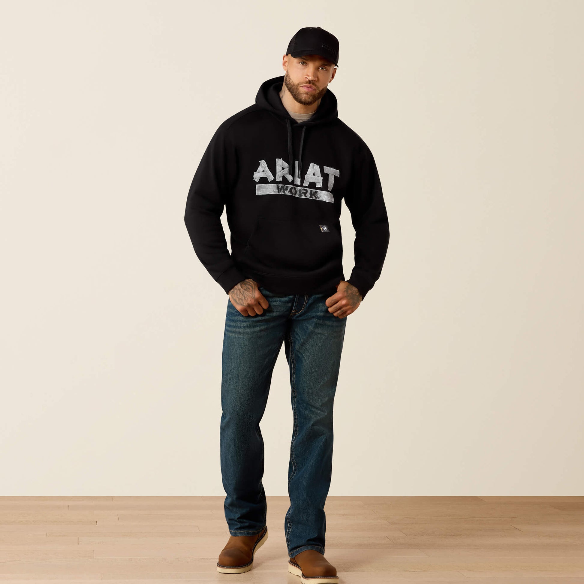 Ariat Online - Rebar Lightweight Duct Logo Hoodie