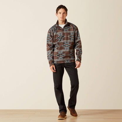 Ariat US - Caldwell Logo 1/4 Zip Sweater