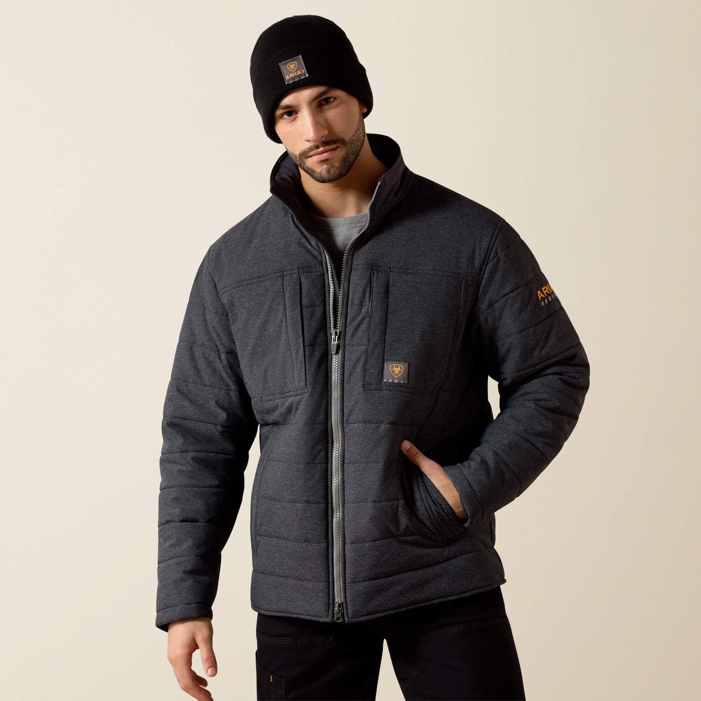 Ariat Online Shop - Rebar Valiant Stretch Canvas Water Resistant Insulated Jacket