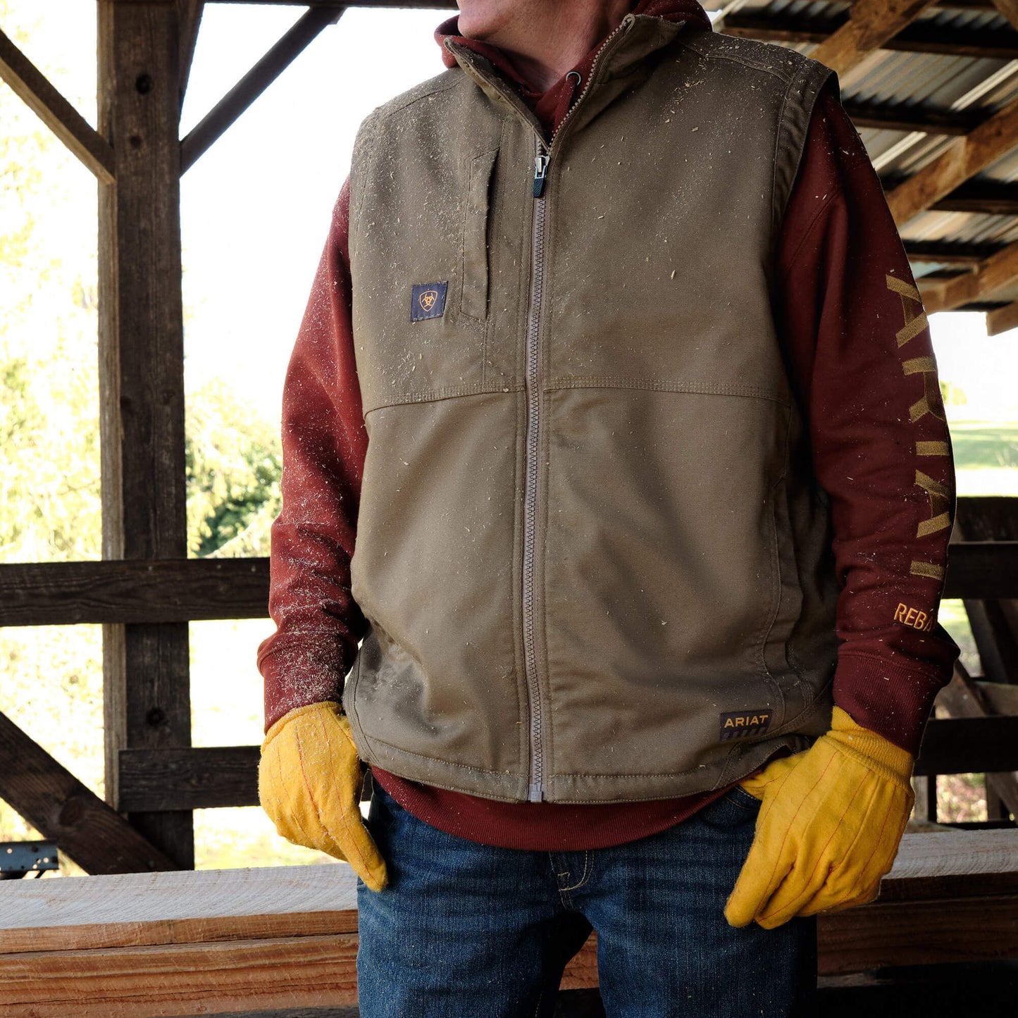 Ariat Website Store - Rebar DuraCanvas Vest