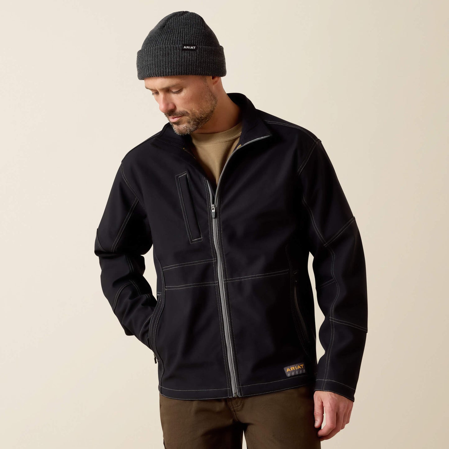 Ariat On Sale - Rebar Stretch Canvas Softshell Jacket