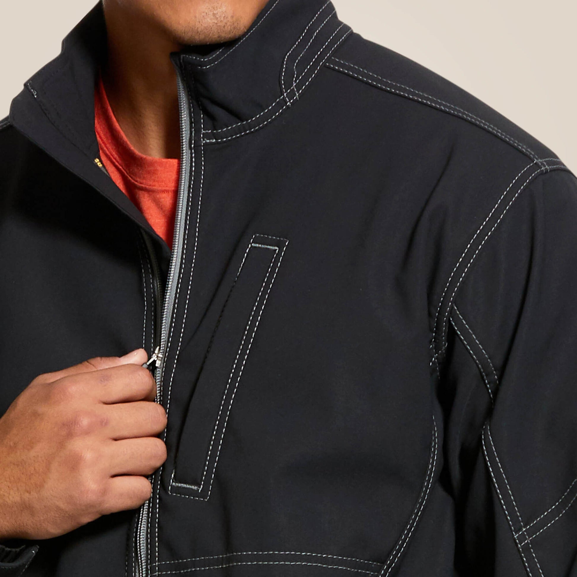 Ariat On Sale - Rebar Stretch Canvas Softshell Jacket