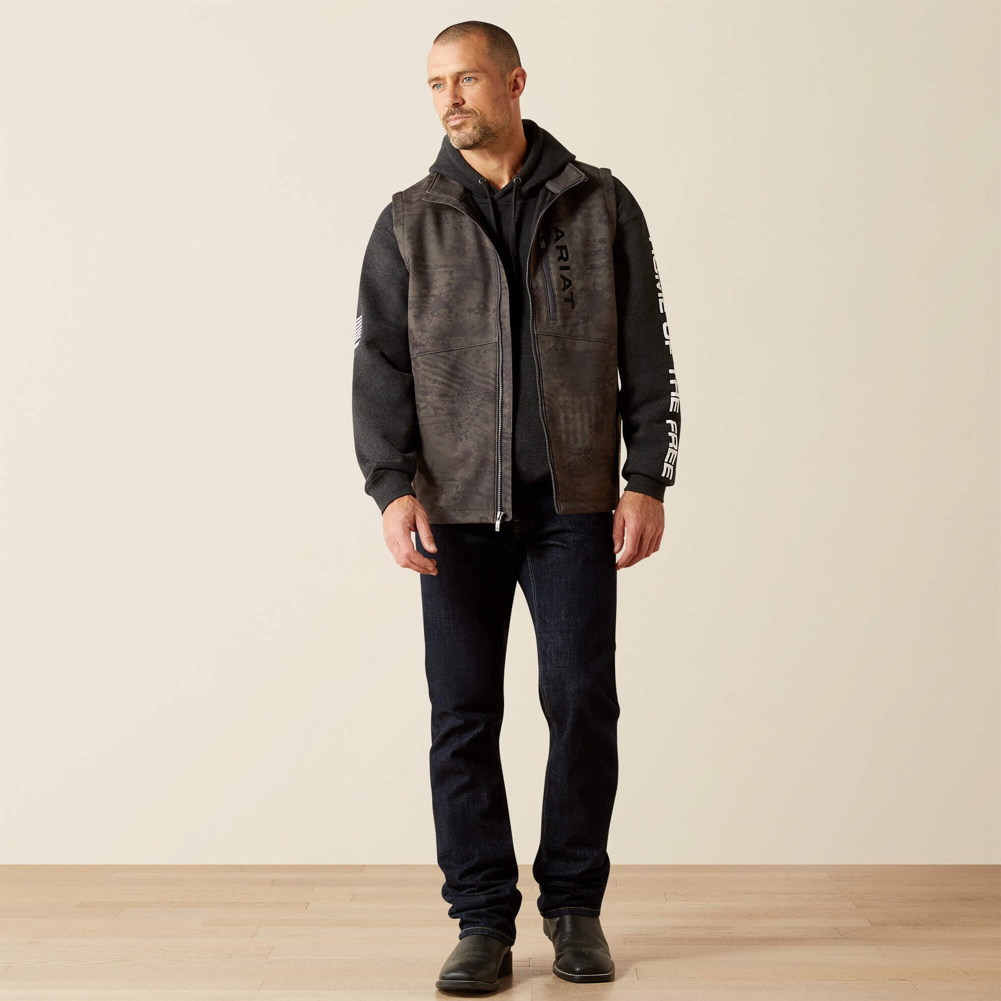 Ariat Website Store - Patriot Flag Softshell Vest