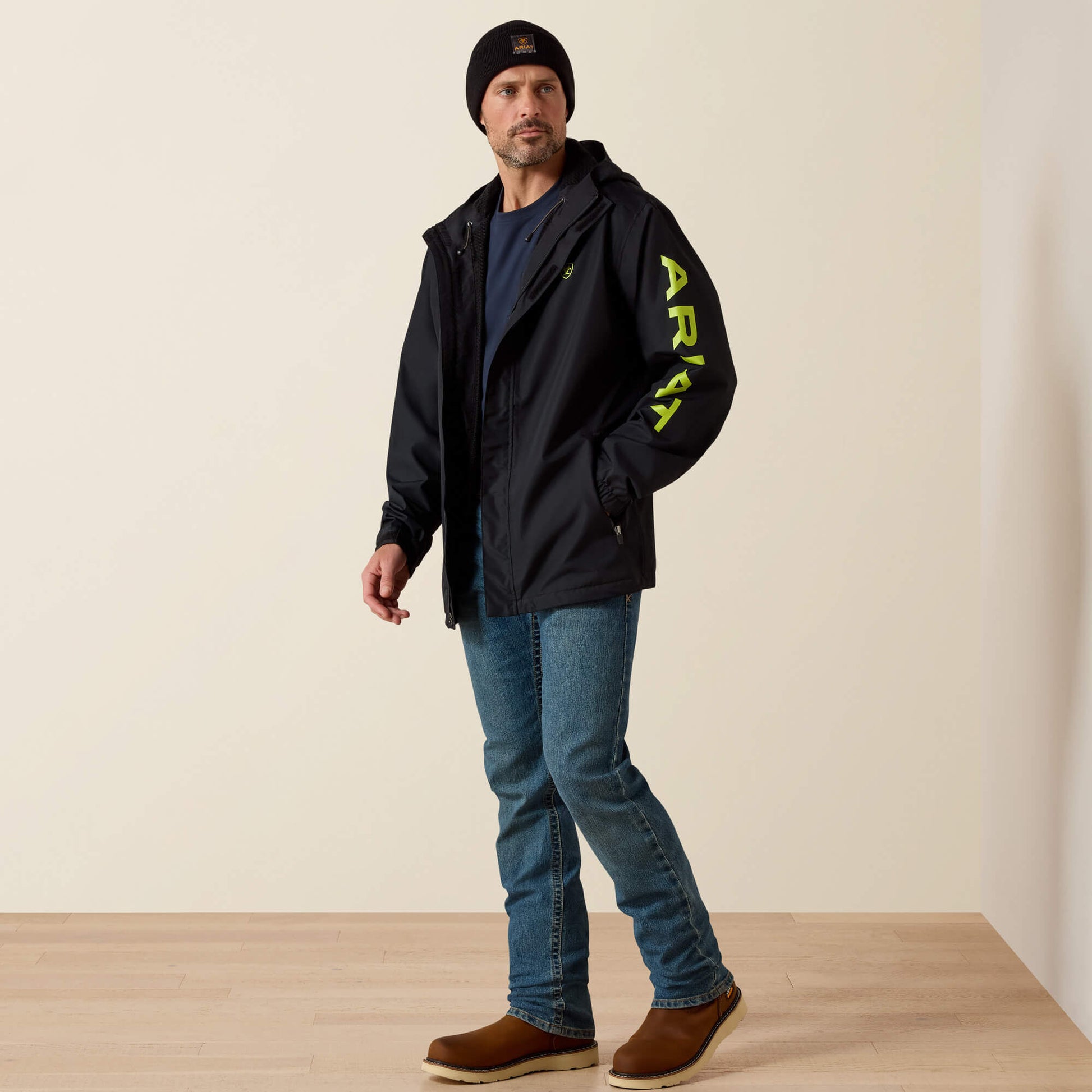 Ariat Website Store - Rebar Stormshell Logo Waterproof Jacket