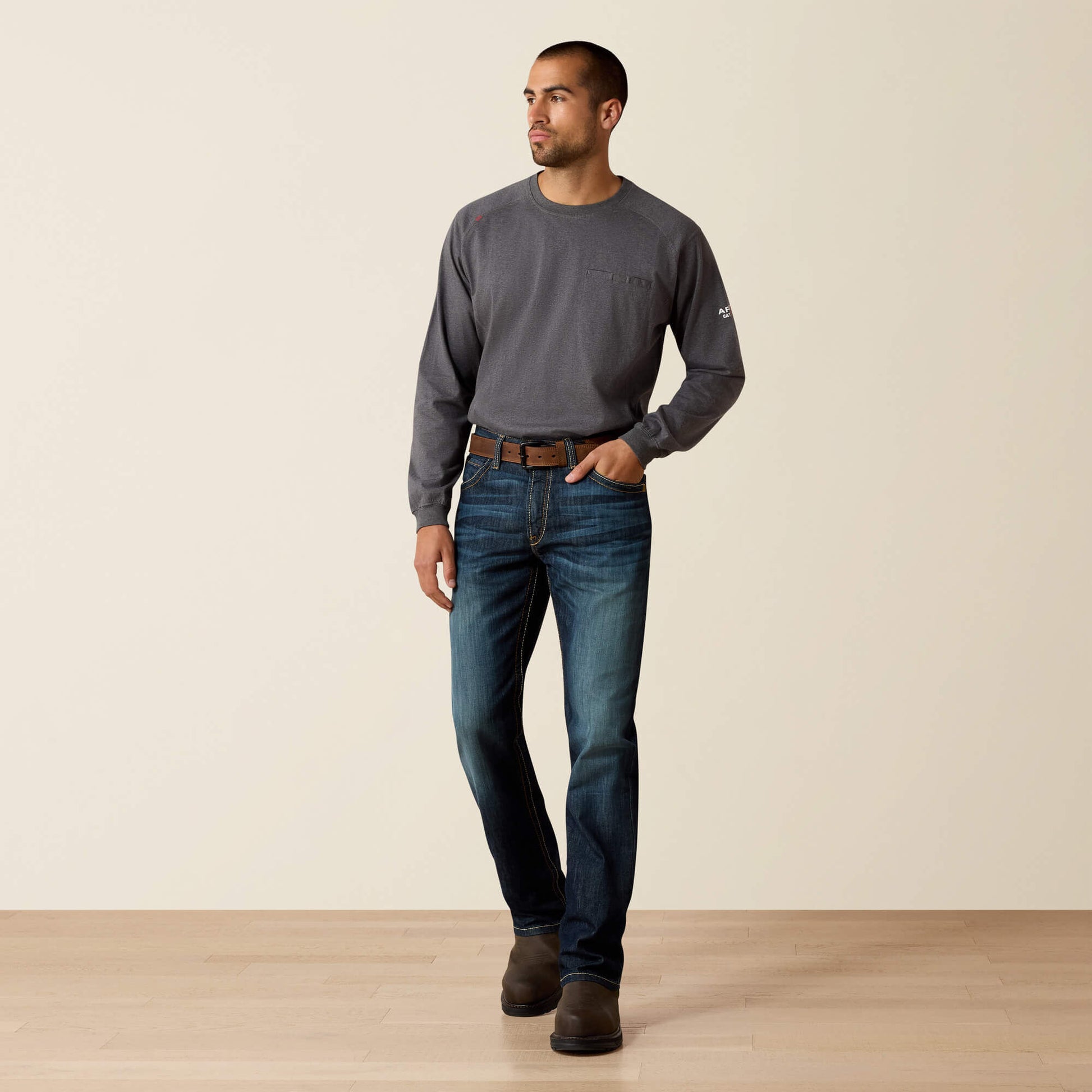Ariat Online Shop - FR M4 Relaxed Stretch DuraLight Basic Boot Cut Jean
