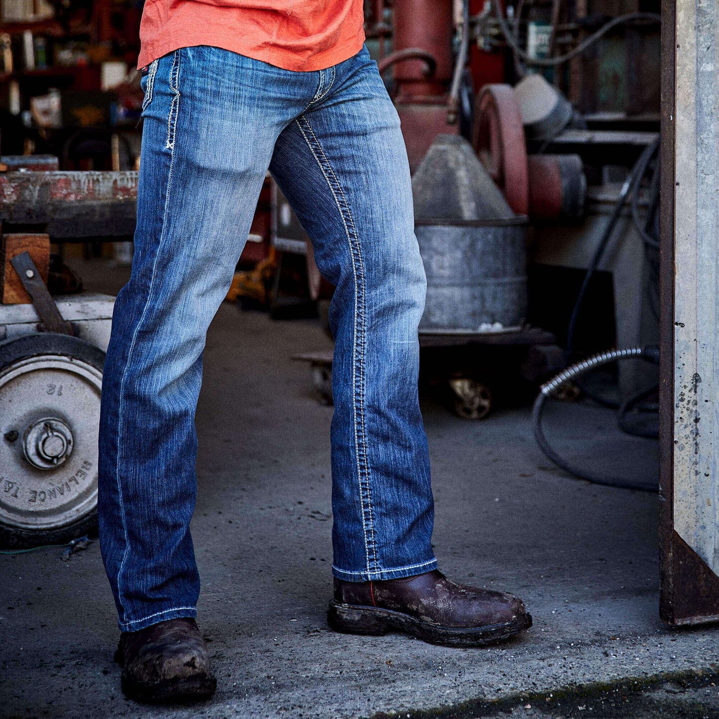Ariat For Sale - FR M4 Relaxed Stretch DuraLight Boundary Boot Cut Jean