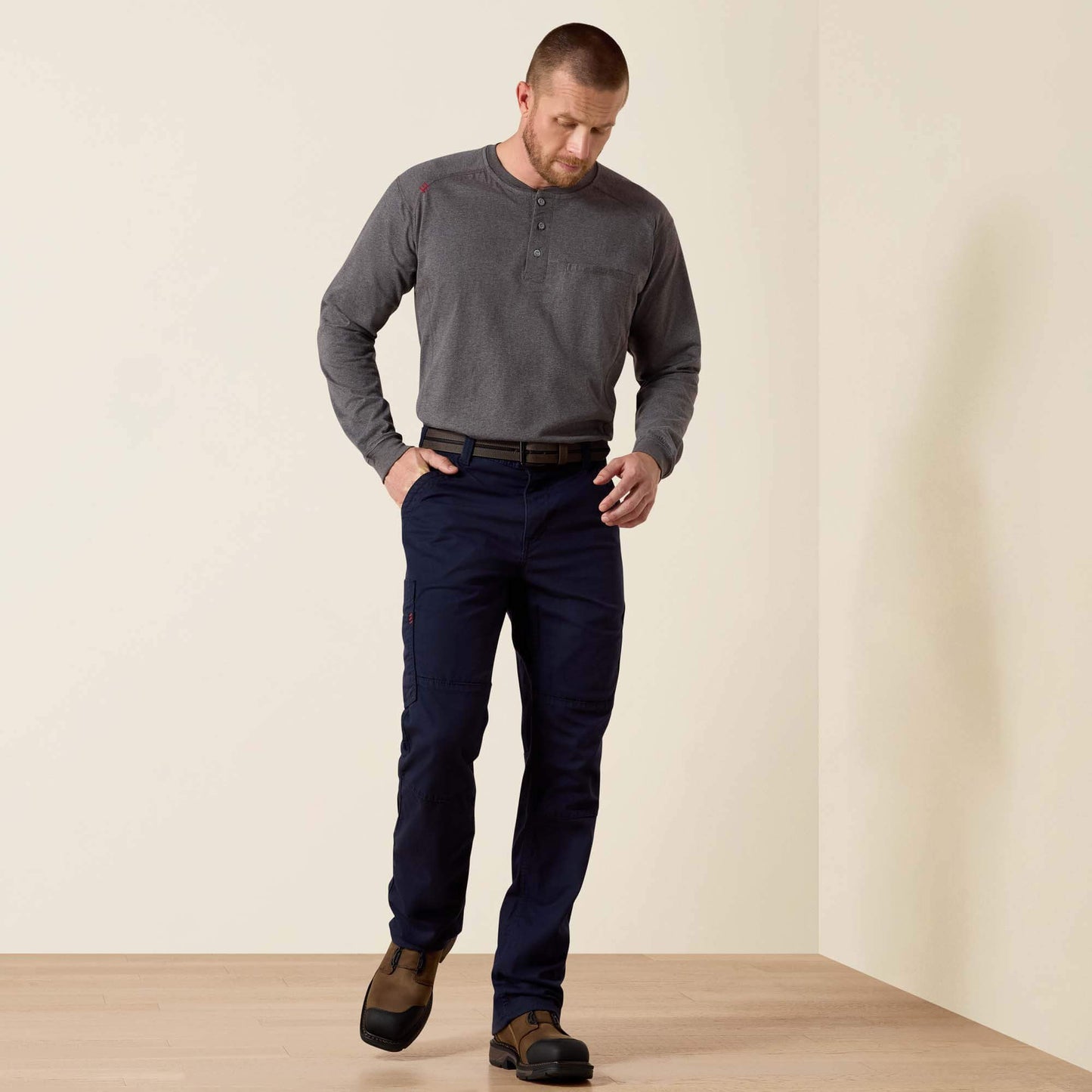 Ariat Online - FR M5 Stretch DuraLight Cordura® Canvas Stackable Straight Leg Pant