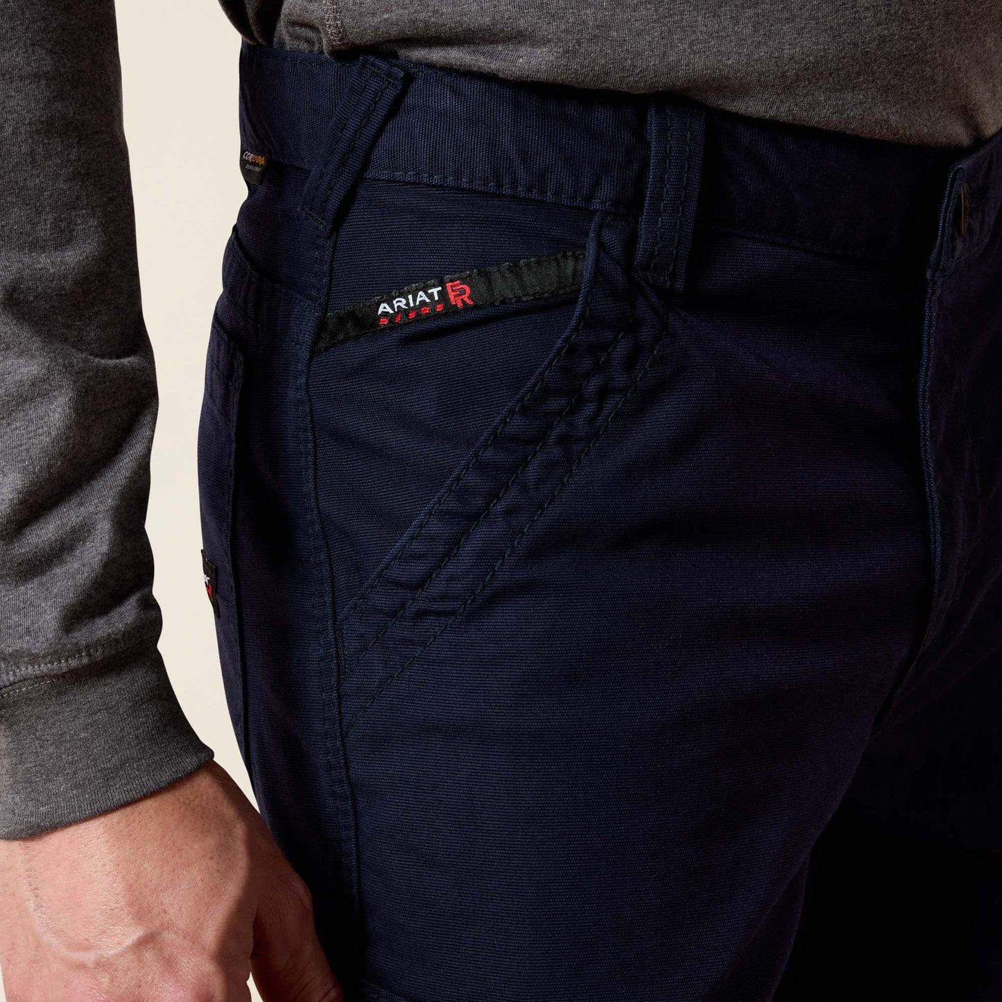 Ariat Online - FR M5 Stretch DuraLight Cordura® Canvas Stackable Straight Leg Pant