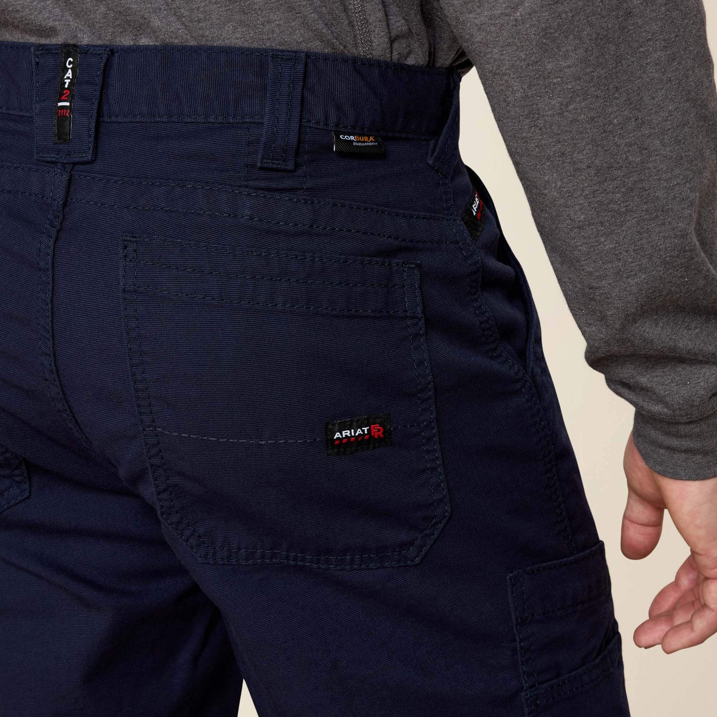Ariat Online - FR M5 Stretch DuraLight Cordura® Canvas Stackable Straight Leg Pant