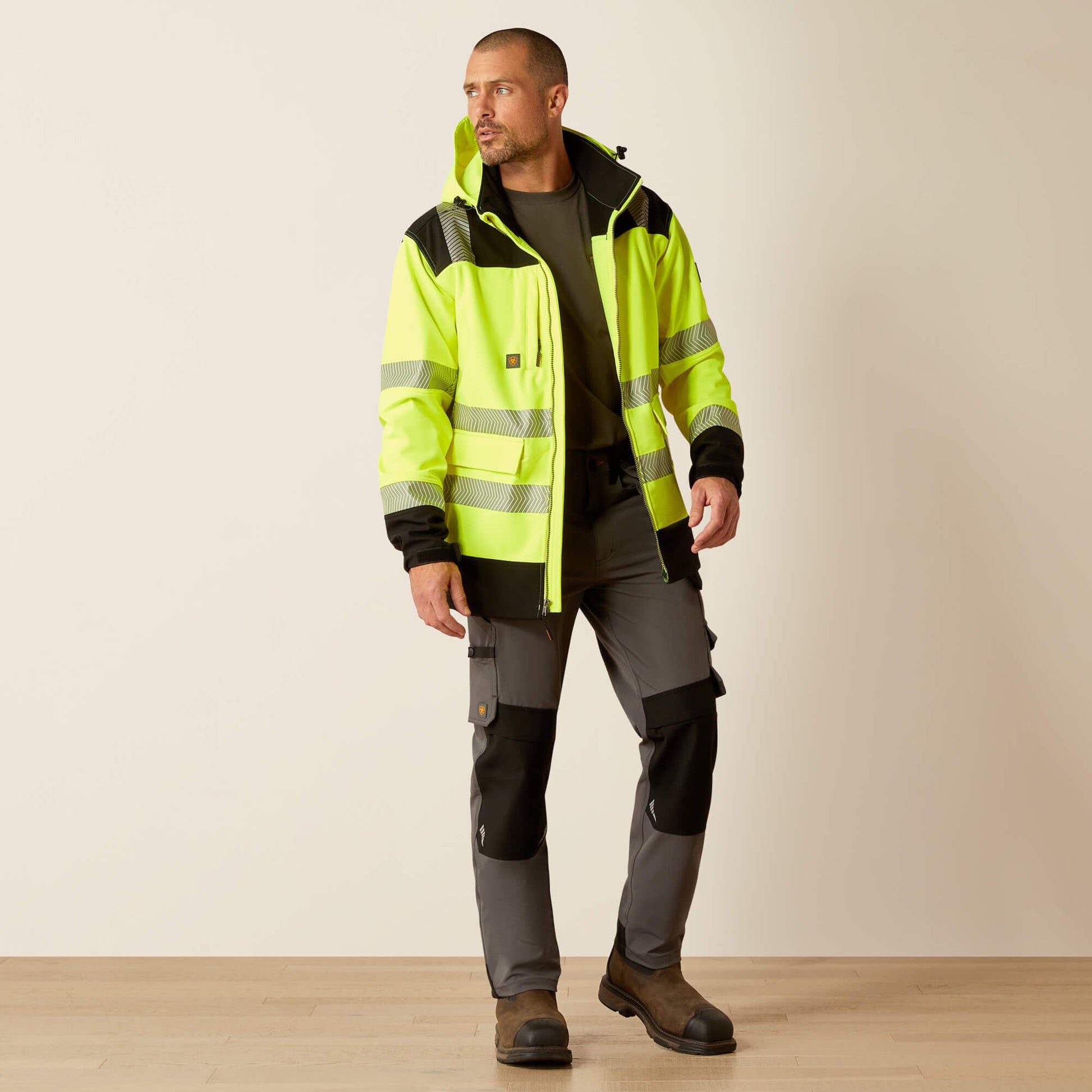 Ariat On Sale - Rebar Hi-Vis Softshell Jacket