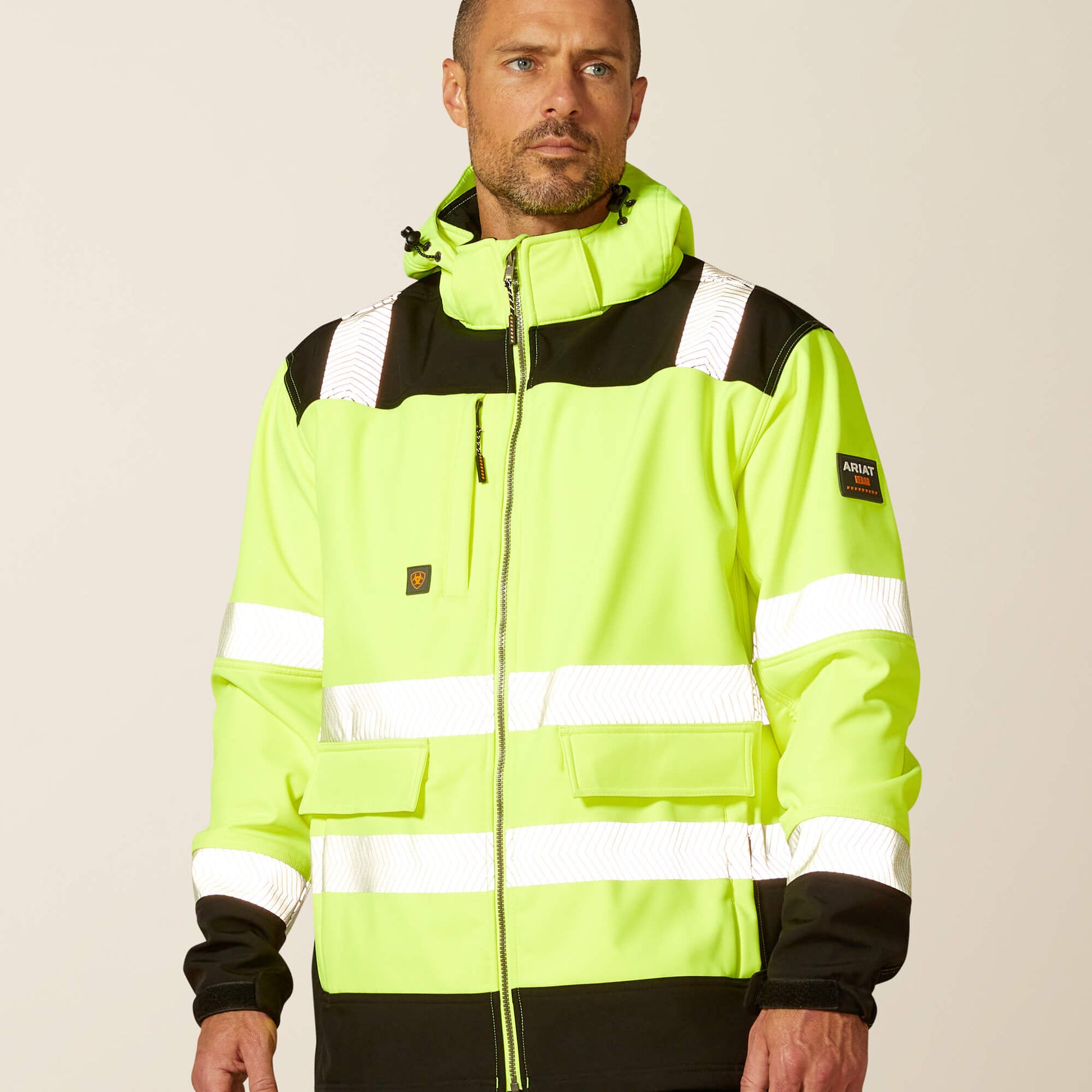 Ariat On Sale - Rebar Hi-Vis Softshell Jacket