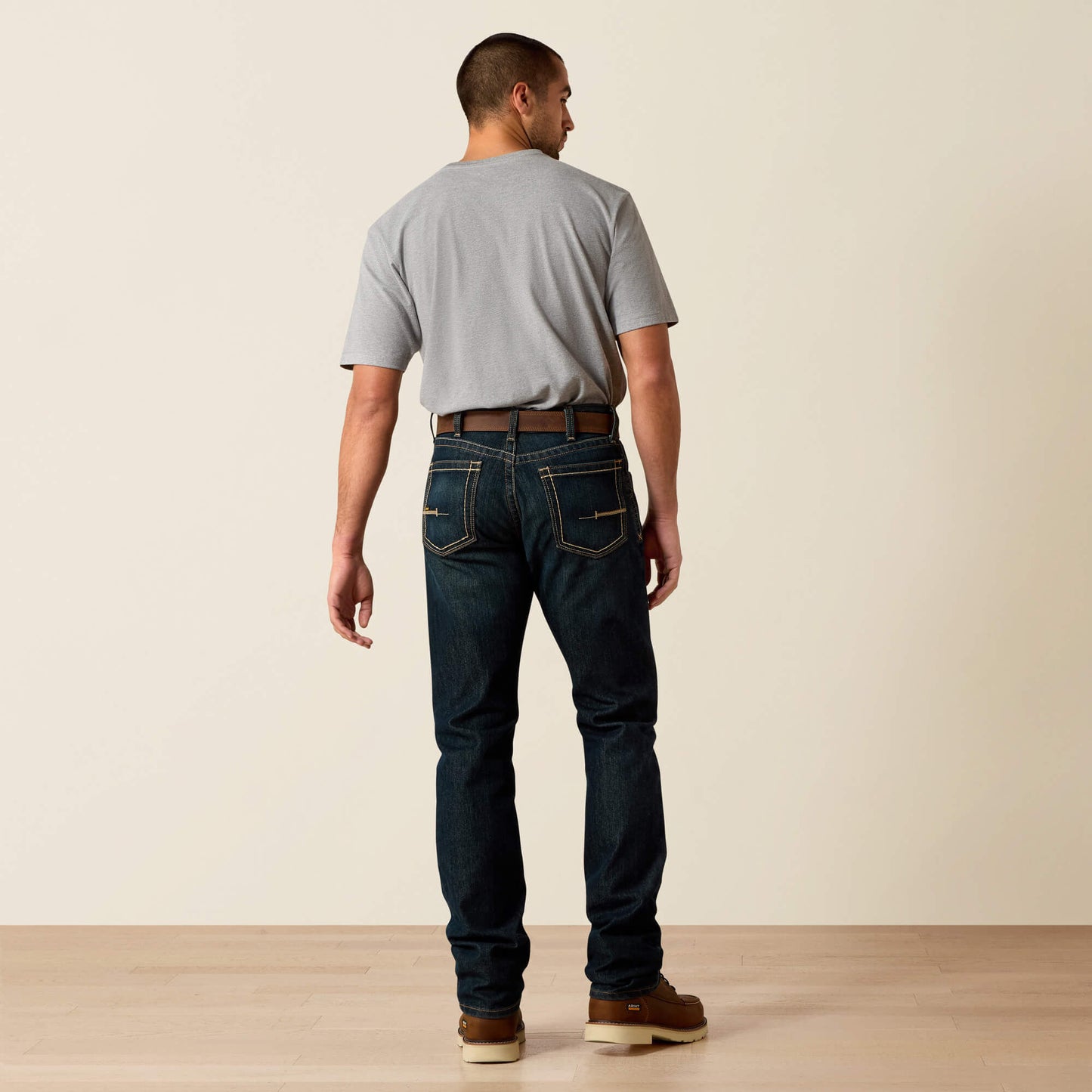 Ariat Online Shop - Rebar M4 Relaxed DuraStretch Edge Stackable Straight Leg Jean