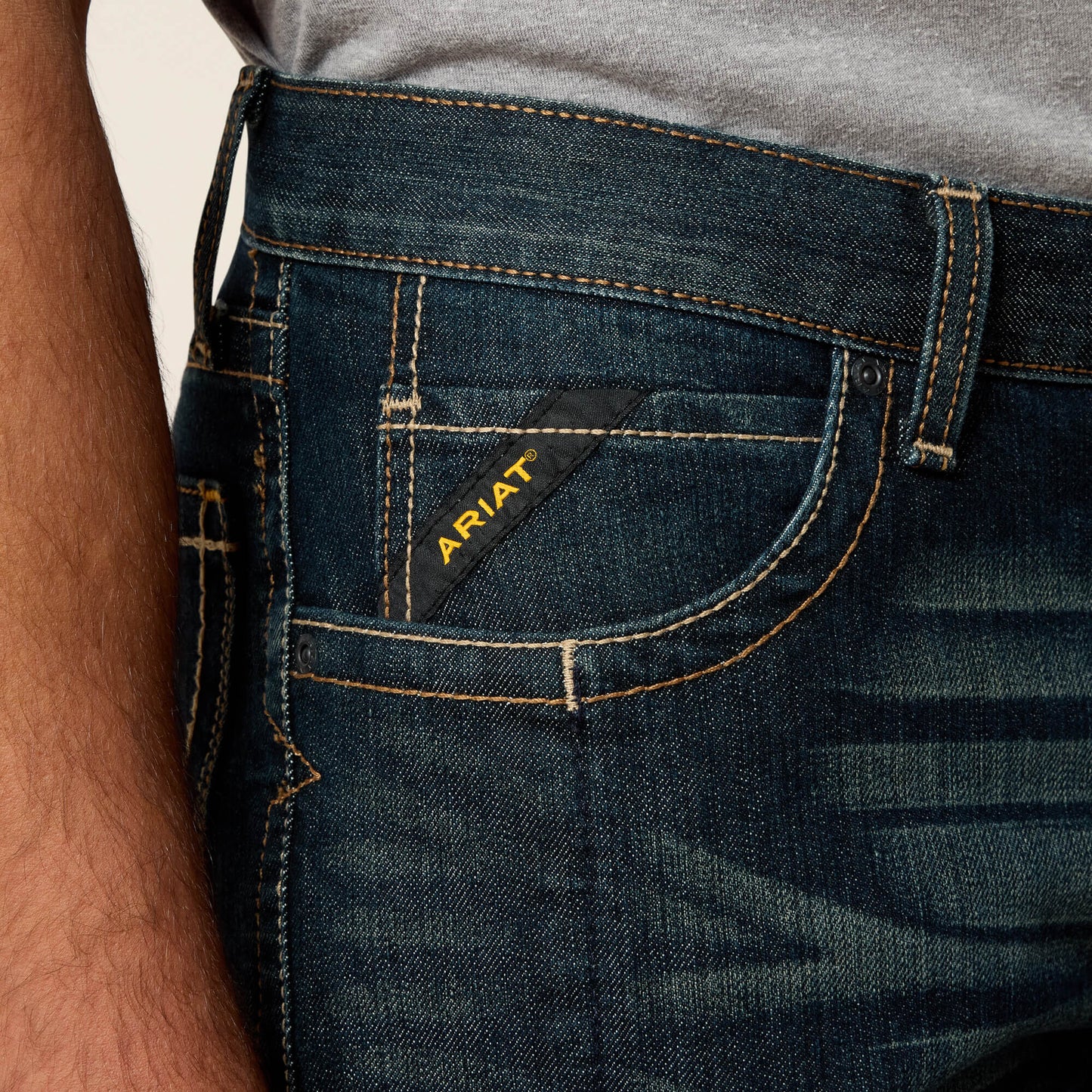Ariat Online Shop - Rebar M4 Relaxed DuraStretch Edge Stackable Straight Leg Jean