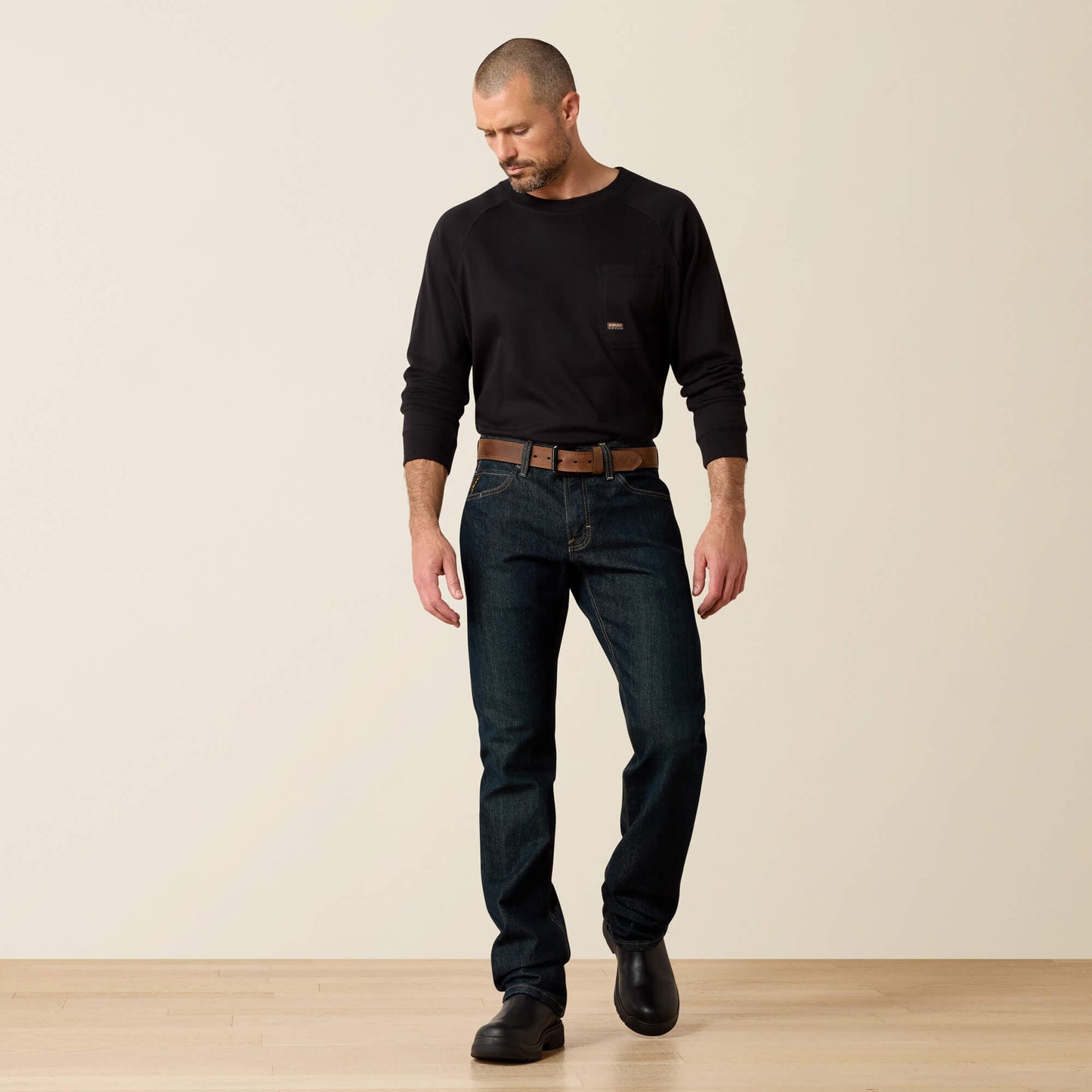 Ariat Online Shop - Rebar M7 Slim DuraStretch Basic Stackable Straight Leg Jean