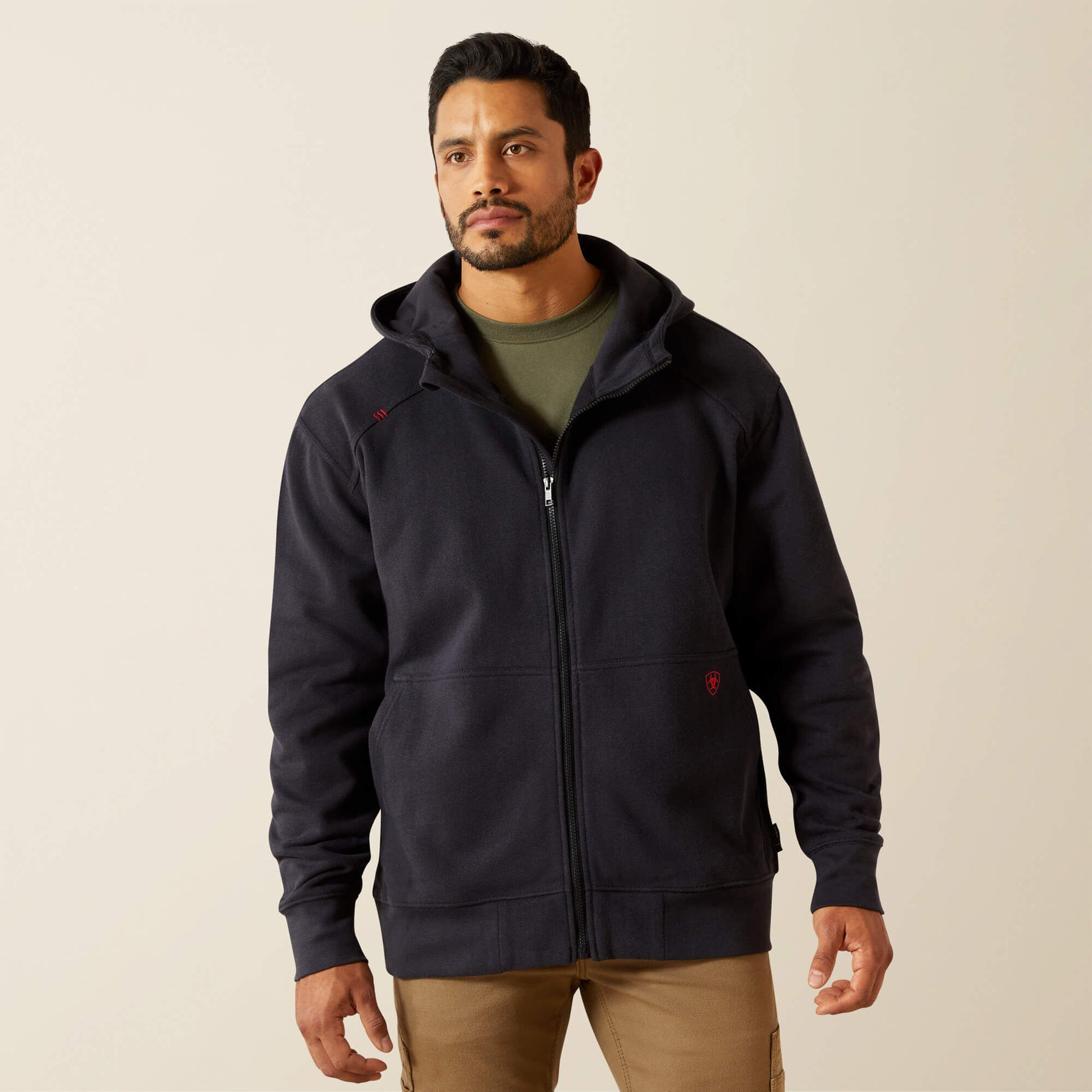 Ariat US - FR DuraStretch Heavyweight Fleece Full Zip Hoodie