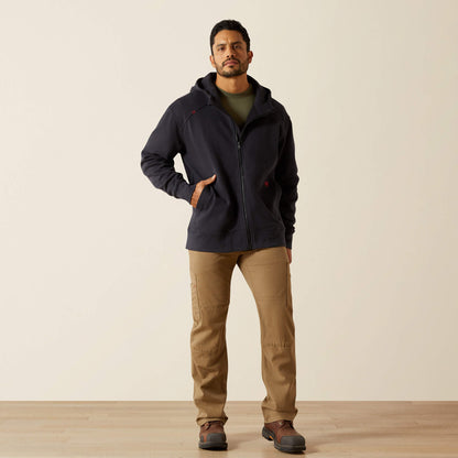 Ariat US - FR DuraStretch Heavyweight Fleece Full Zip Hoodie