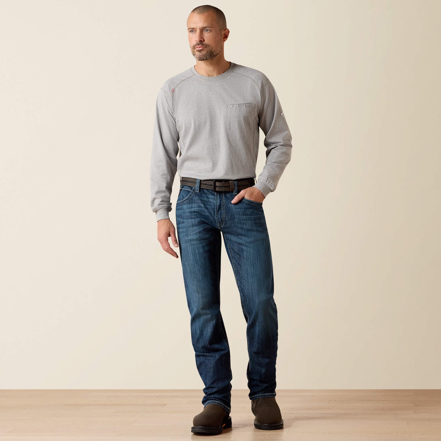 Ariat On Sale - FR M5 Straight DuraLight Stretch Coltrane Straight Leg Jean