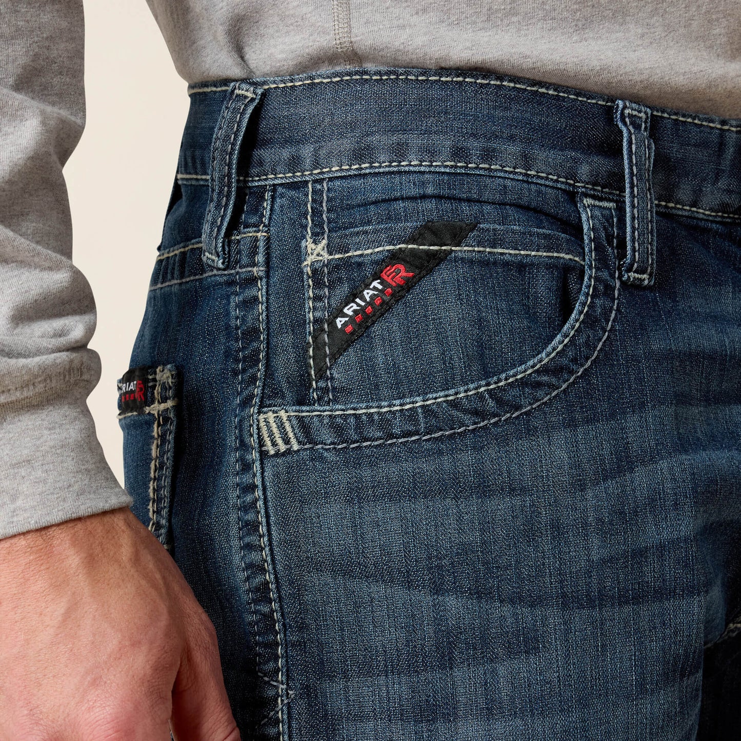 Ariat On Sale - FR M5 Straight DuraLight Stretch Coltrane Straight Leg Jean