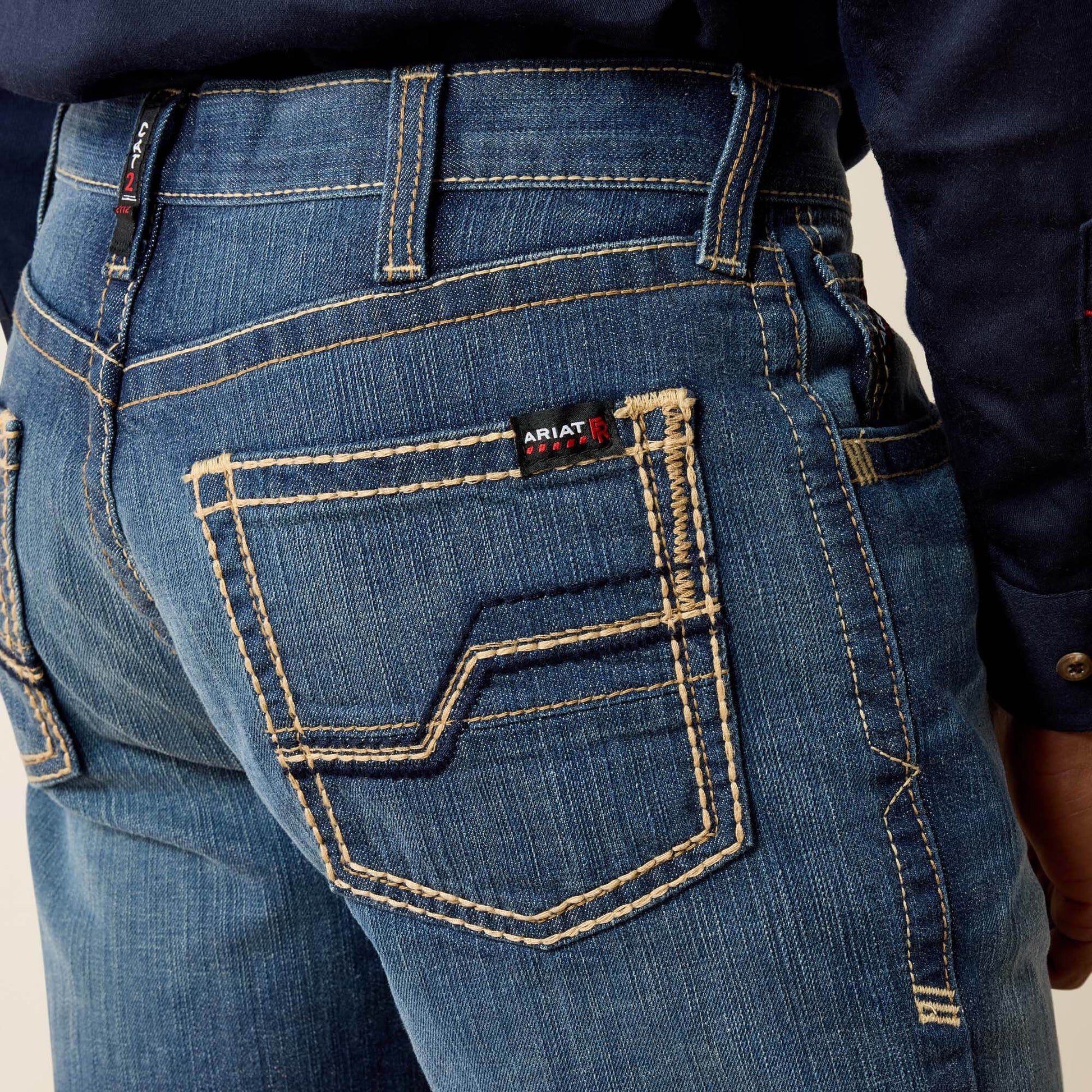 Ariat On Sale - FR M5 Straight DuraStretch Truckee Stackable Straight Leg Jean