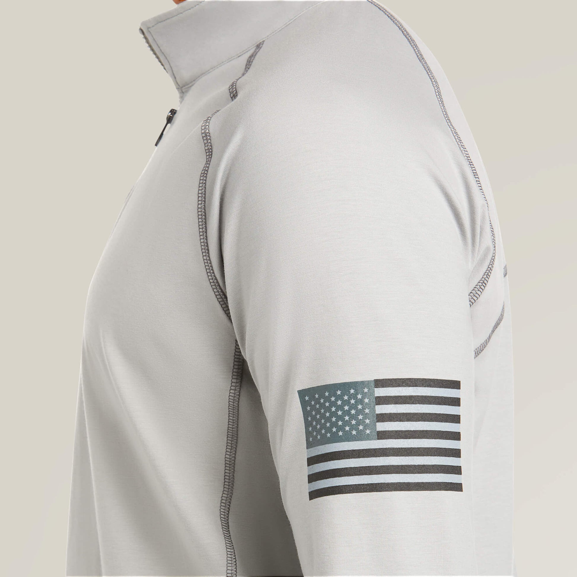 Ariat US - FR Combat Stretch Patriot 1/4 Zip Work Shirt