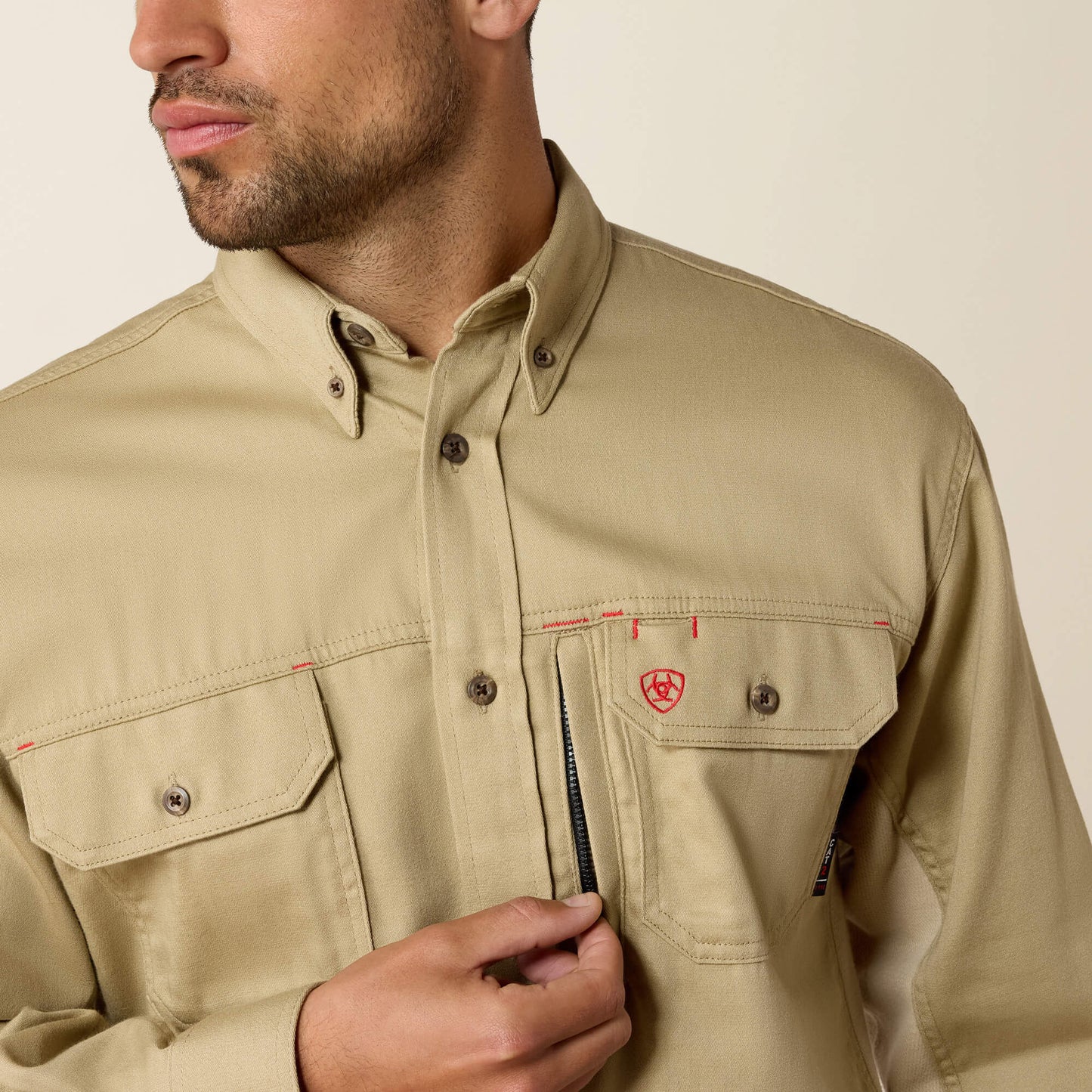 Ariat On Sale - FR Solid Vent Work Shirt