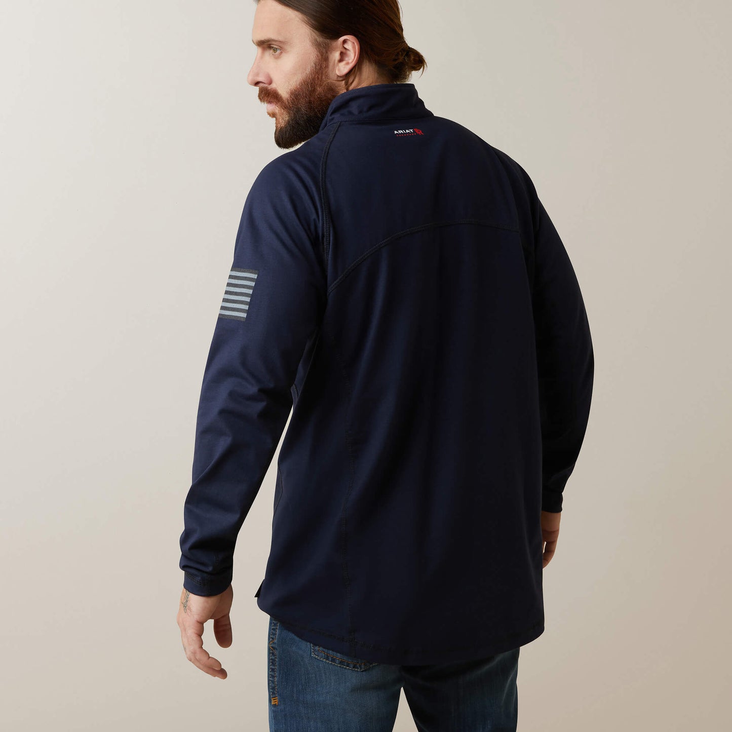 Ariat Sale - FR Combat Stretch Patriot 1/4 Zip Work Shirt