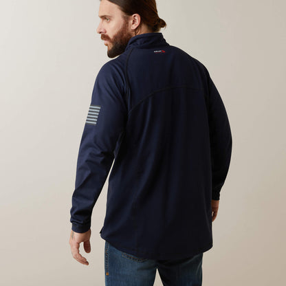 Ariat Sale - FR Combat Stretch Patriot 1/4 Zip Work Shirt