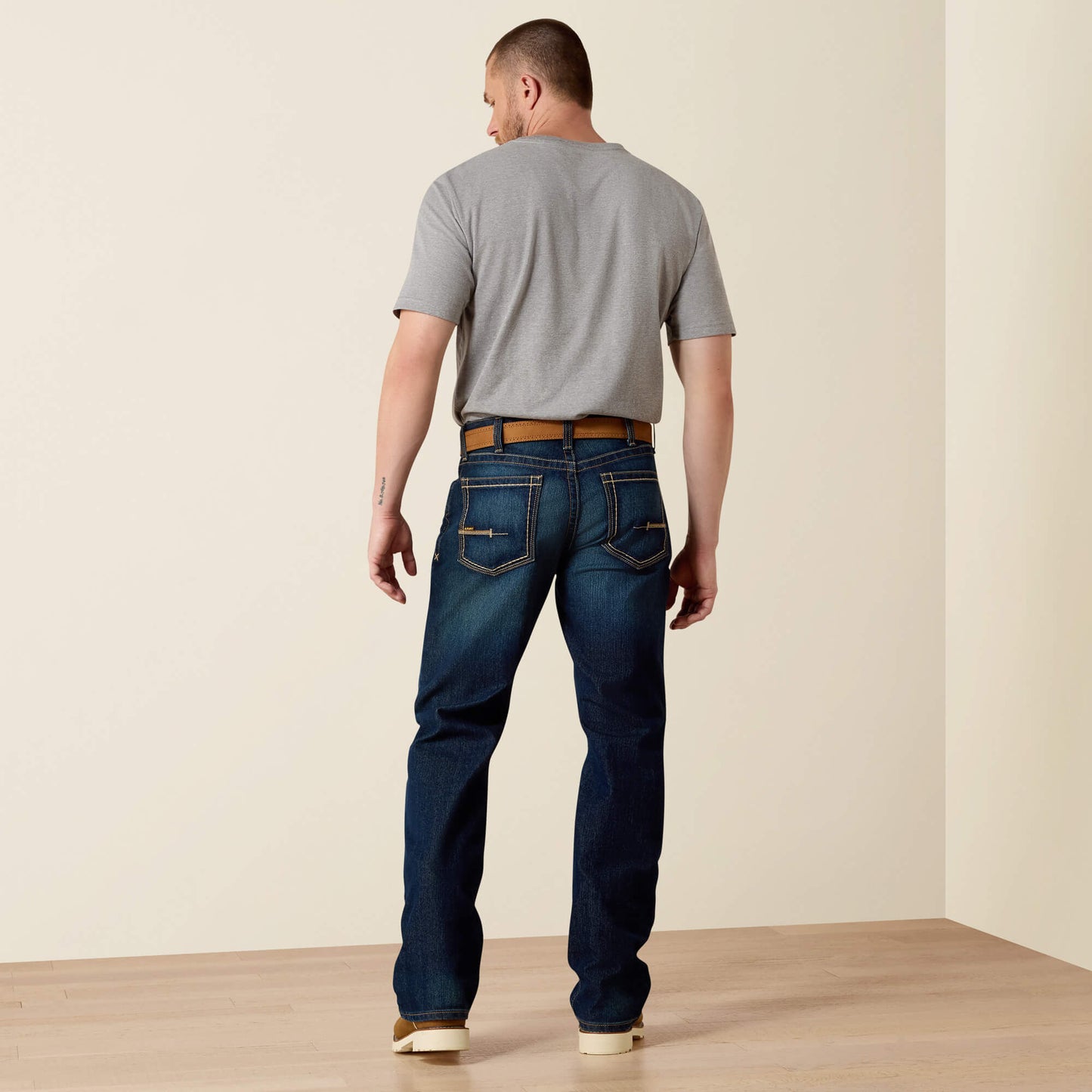 Ariat Online - Rebar M4 Low Rise DuraStretch Edge Boot Cut Jean